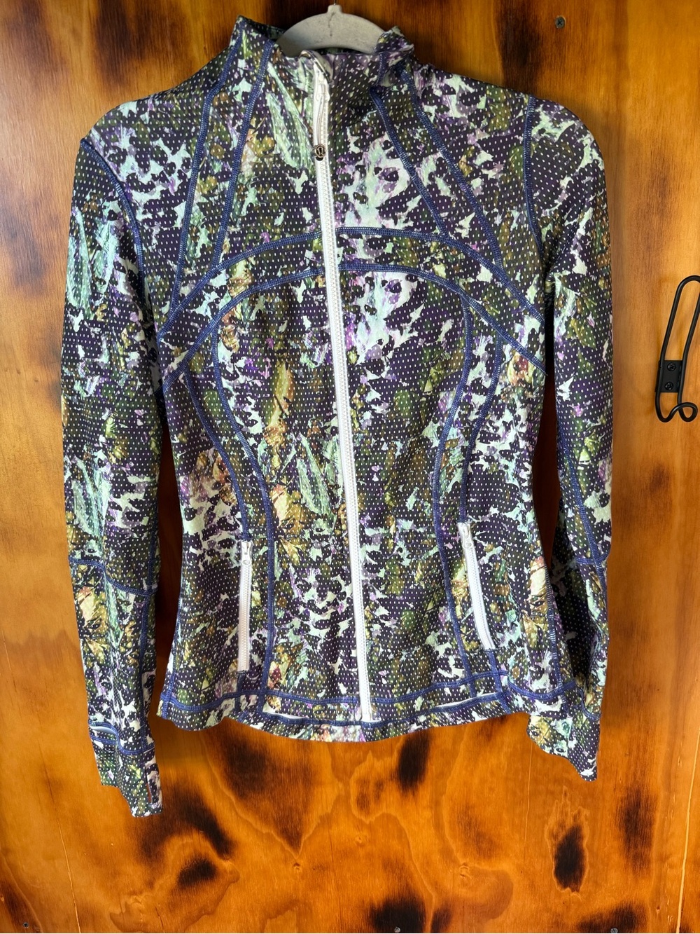 lululemon athletica Multi-Color Abstract Zip Jacket